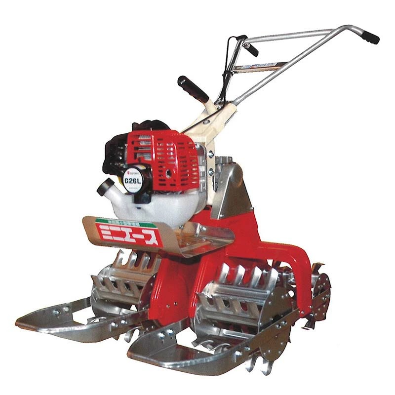 2条用エンジン式チェーン駆動除草機